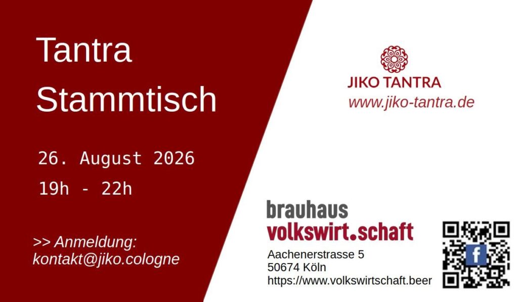 Tantra Stammtisch August 2026