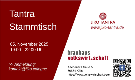Tantra Stammtisch November 2025