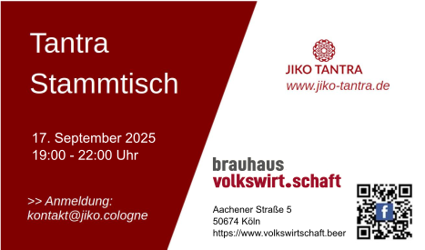 Tantra Stammtisch September 2025